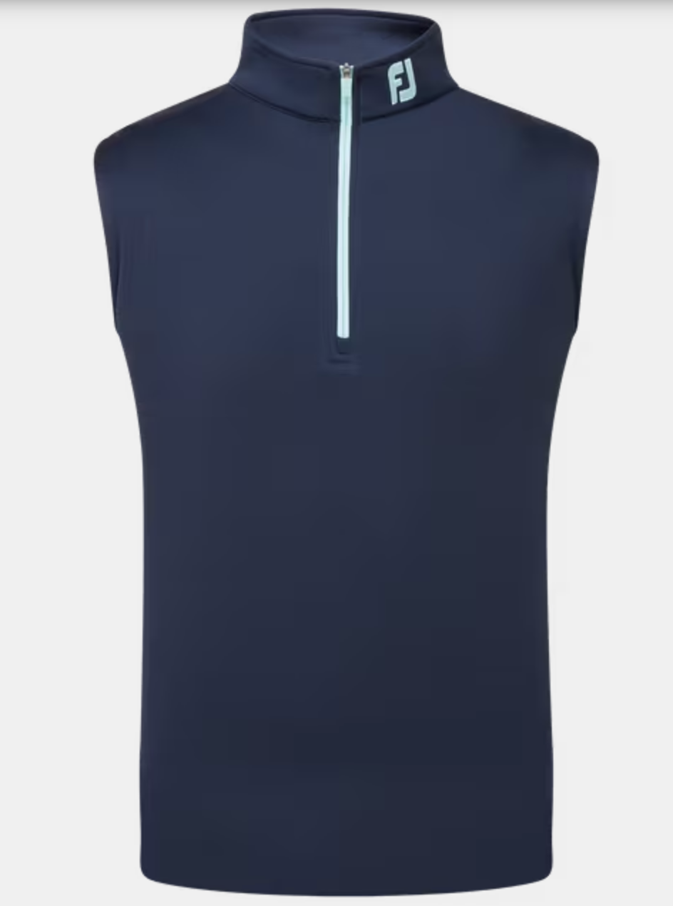 Footjoy Half-Zip Vest Herre Navy - M