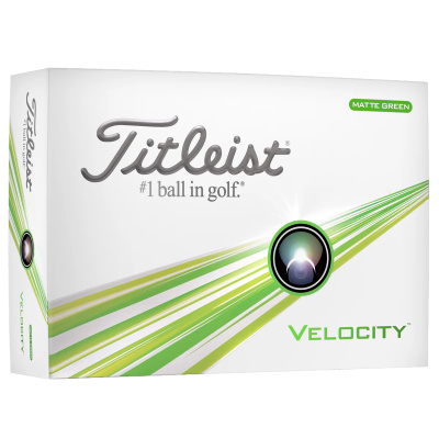 Titleist Velocity Golfbolde Matte Green