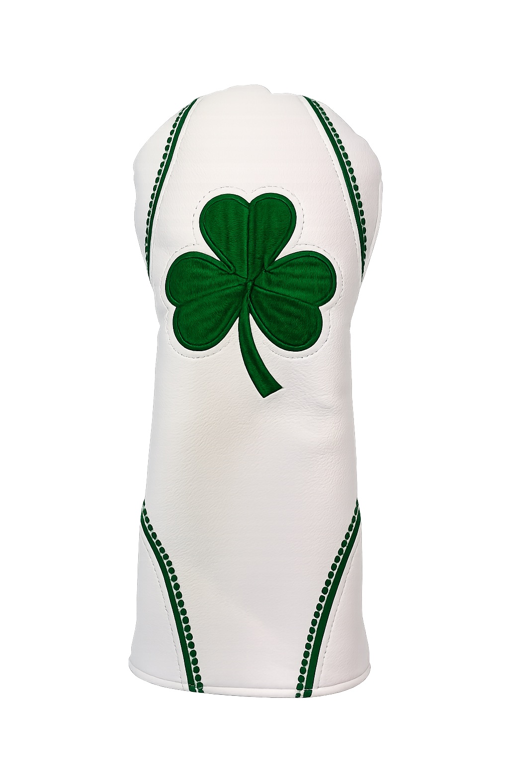 Hvidt Driver Headcover med Firkløver