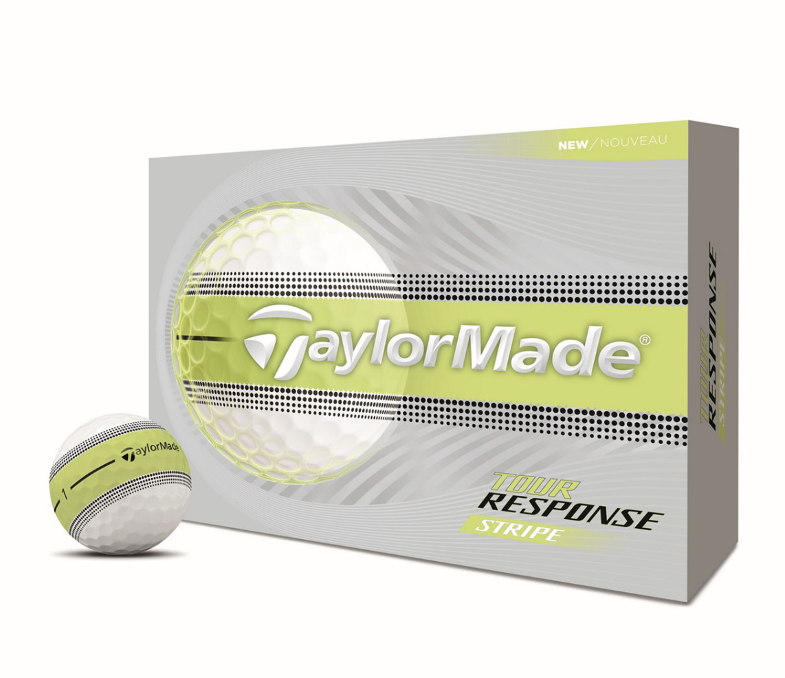TaylorMade 2026 Tour Response Stripe Gul Golfbolde