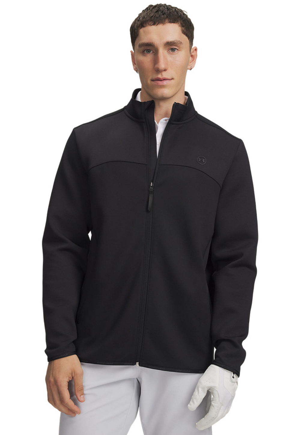 Under Armour Drive Midlayer Full-Zip Herre Sort - XXL